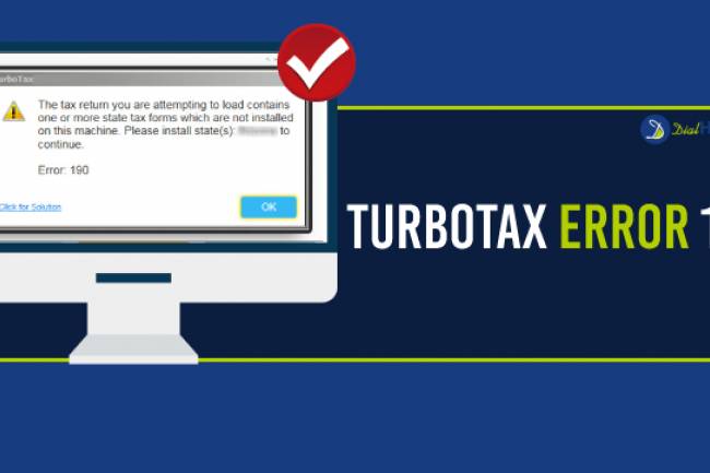 How to Resolve One of the Common Errors in TurboTax?