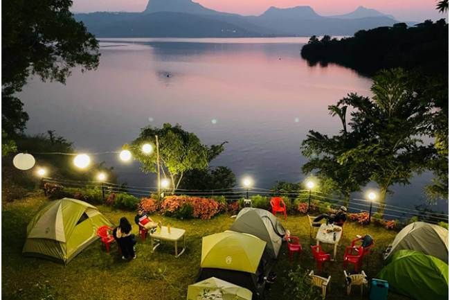 Pawna Paradise: Camping Retreat by the Lake